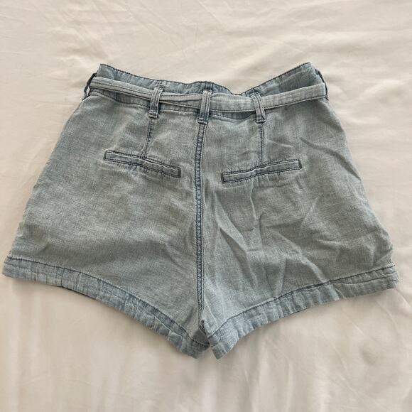 Abercrombie & Fitch Linen Blend Tie Up Shorts Size XS - Picture 2 of 7